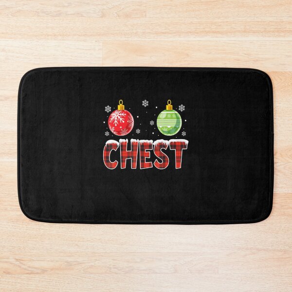 Item preview, Chest Nuts Matching Chestnuts Funny Christmas Couples Chest designed and sold by IanMathol.