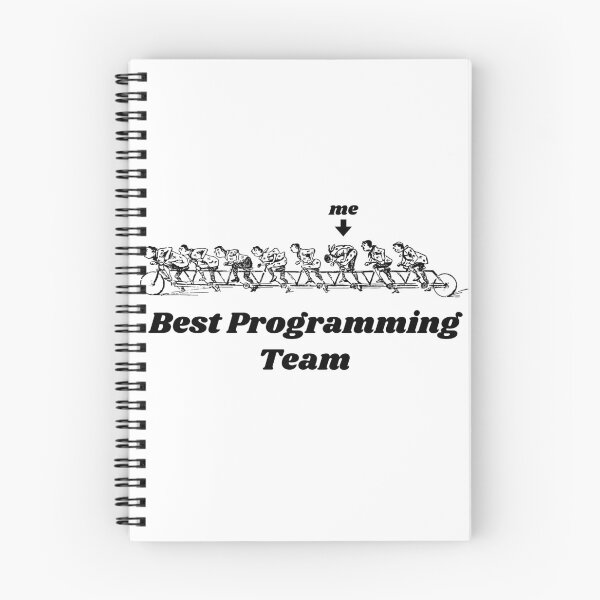 Item preview, 'Best Programming Team'  Tandem Bicycle Design - Retro Illustration Design for T-shirts, mugs, phone cases and other accessories designed and sold by Ridiculam Toga.