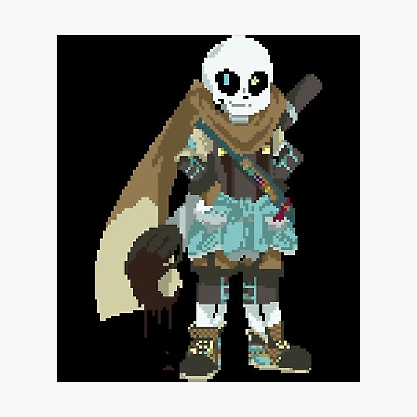 Pixilart - Ink Sans Battle Sprite by Anonymous