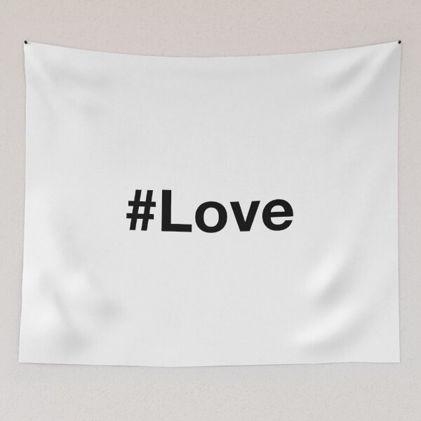 Item preview, #Love - Hashtag - Instagram Twitter designed and sold by PrintPress.