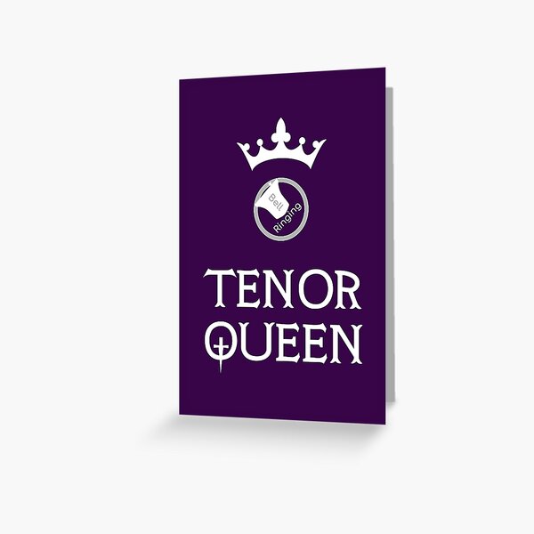 Item preview, Bell Ringing - TENOR QUEEN - white text designed and sold by SuzySuperlative.