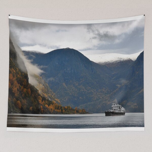 Item preview, Aurlandsfjord Flam Norwegian Fjord Norway designed and sold by AndyEvansPhotos.