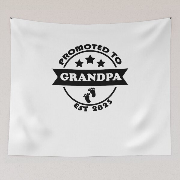 Item preview, promoted to grandma est 2023, Future Grandpa Gifts designed and sold by yssnyd.