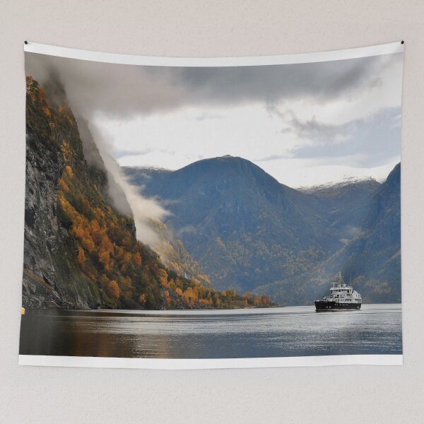 Item preview, Aurlandsfjord Flam Norwegian Fjord Norway designed and sold by AndyEvansPhotos.