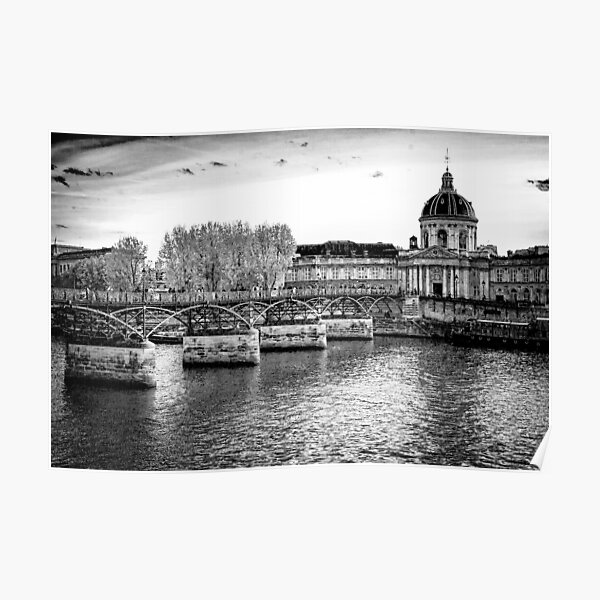Le pont des Arts se refait une beauté - Affiches Parisiennes