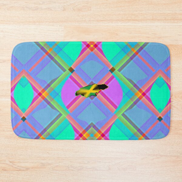 Item preview, UNFORGETTABLE WEST INDIES CHRISTMAS SOUVENIRS - UNIQUE ABSTRACT CARIBBEAN GEOMETRIC PATTERN - GREATJAMAICAN VIBES FLAG INSPIRATION designed and sold by Ralek.