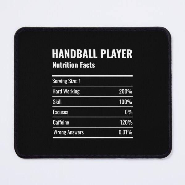 Item preview, Funny handball nutritional value table saying Ges designed and sold by CentralDesignz.