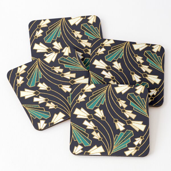 Item preview, Art Deco Floral Twist  designed and sold by TigaTiga.