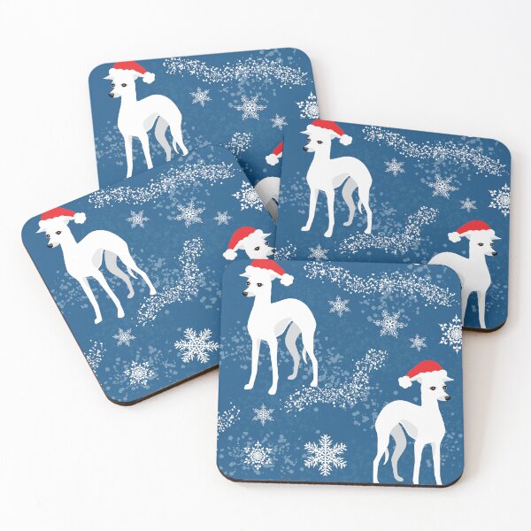 Item preview, Christmas Iggy Italian Greyhound designed and sold by AntiqueImages.