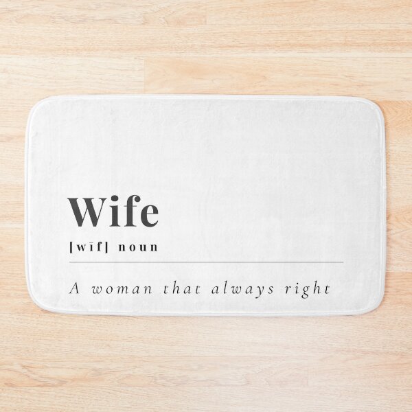 Item preview, Wife - a woman that always right, funny t-shirt and gifts designed and sold by NellyShaul.