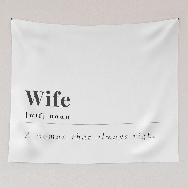 Item preview, Wife - a woman that always right, funny t-shirt and gifts designed and sold by NellyShaul.