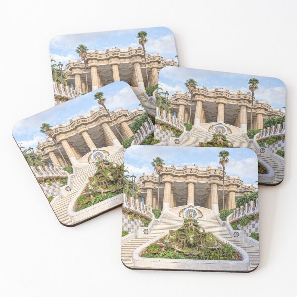 Artikelvorschau, Die Drachentreppe, Park Güell, Antoni Gaudi (Barcelona, Katalonien) entworfen und verkauft von Marc Garrido Clotet.