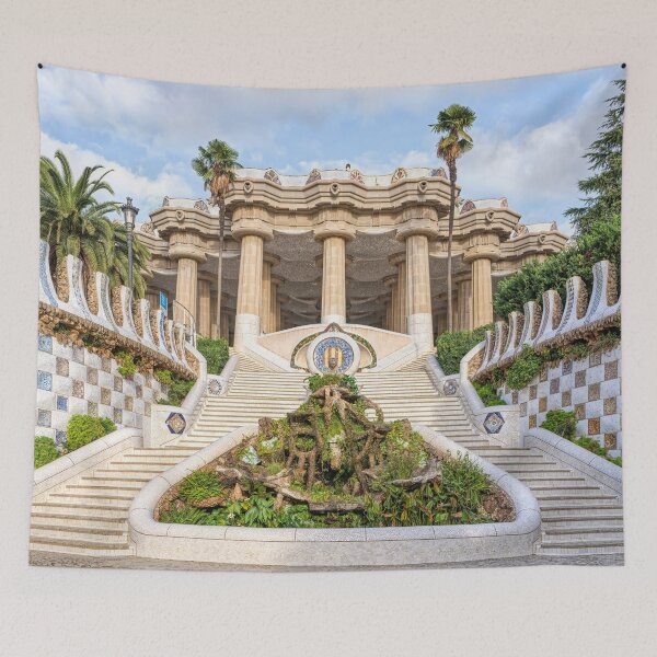 Item preview, The Dragon Stairway, Park Güell, Antoni Gaudi (Barcelona, Catalonia) designed and sold by Marc Garrido Clotet.