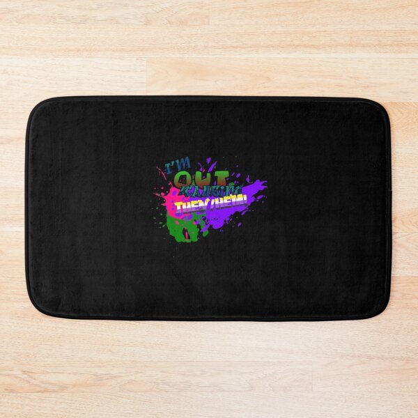 Item preview, I'm Out Causing TheyHem - Nonbinary Pride designed and sold by IanMathol.