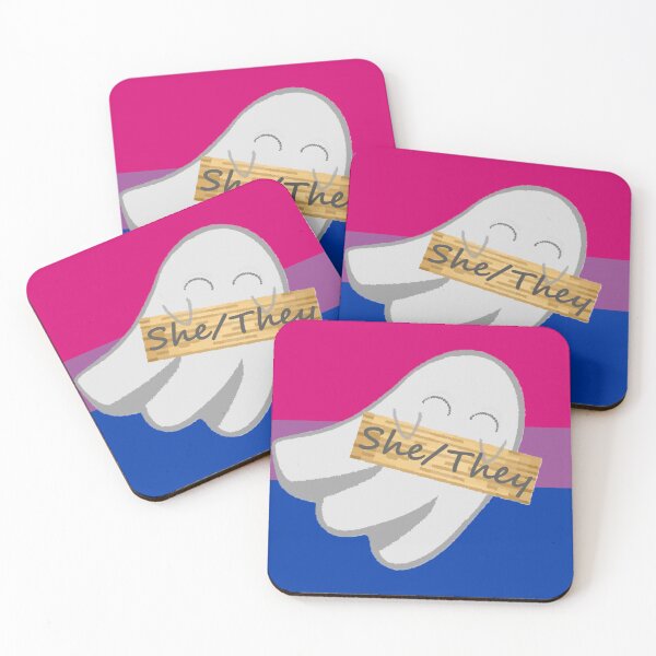 Item preview, Bi She/They Ghost designed and sold by Forest-Bird.