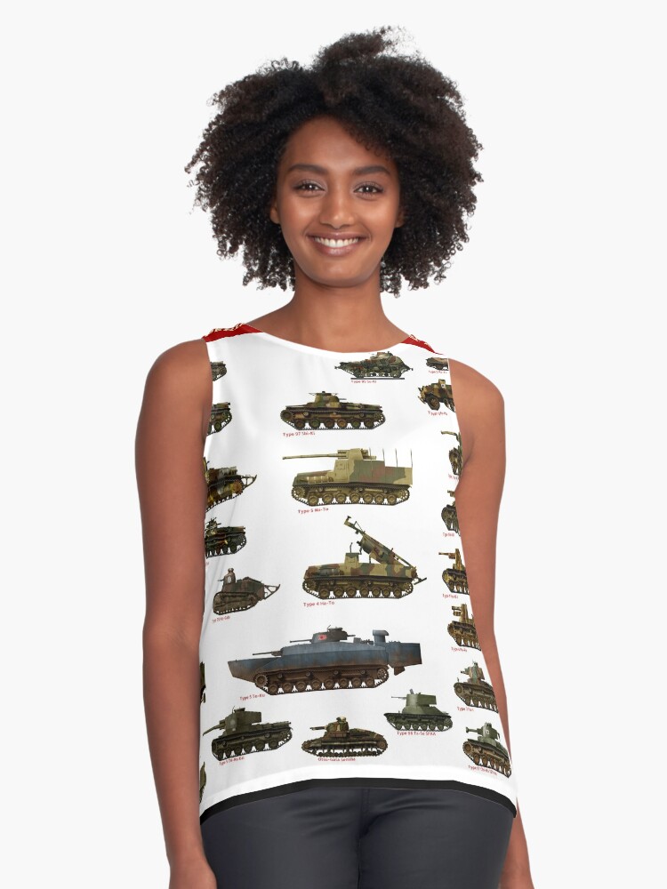 Ärmelloses Top for Japanese Imperial Redbubble Tanks\