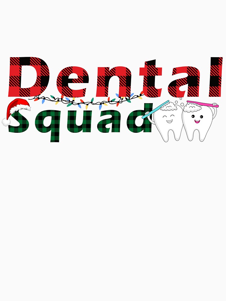 Discover Dentist Christmas Dental Squad Funny Christmas Classic T-Shirt