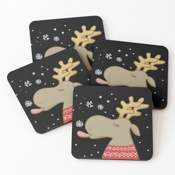 Item preview, make it snow - adorable reindeer in sweater designed and sold by Arctia.