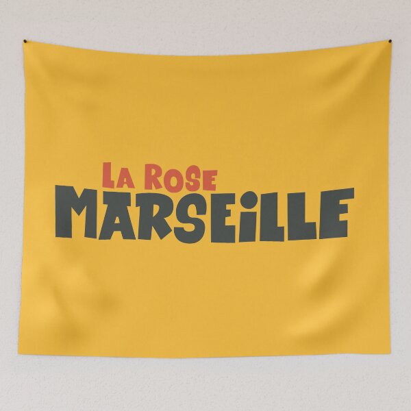 Item preview, Marseille La rose, Marseille La Rose lettering, La Rose logo designed and sold by Boogosh.
