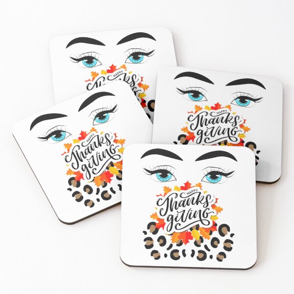 Item preview, Turkey face leopard glasses thanksgiving women| thanksgiving women and family quotes | gifts for thanksgiving women designed and sold by ThanksVibe.