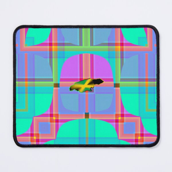 Item preview, UNFORGETTABLE WEST INDIES CHRISTMAS SOUVENIRS - UNIQUE ABSTRACT CARIBBEAN GEOMETRIC PATTERN - GREATJAMAICAN VIBES FLAG INSPIRATION designed and sold by Ralek.