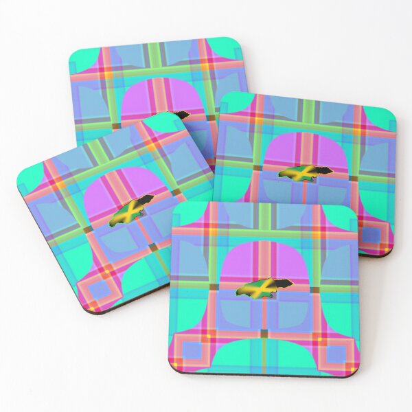 Item preview,  UNFORGETTABLE WEST INDIES CHRISTMAS SOUVENIRS - UNIQUE ABSTRACT CARIBBEAN GEOMETRIC PATTERN - GREATJAMAICAN VIBES FLAG INSPIRATION designed and sold by Ralek.