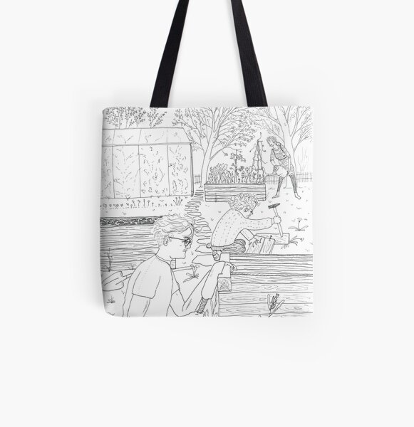 beegarden.works 005 All Over Print Tote Bag