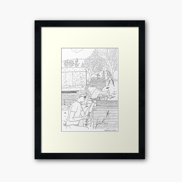 beegarden.works 005 Framed Art Print