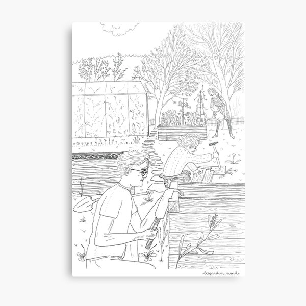 beegarden.works 005 Metal Print