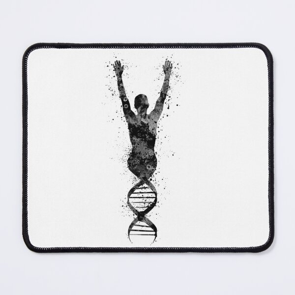 Item preview, Human DNA Black and White Genetics Gift designed and sold by LotusGifts.