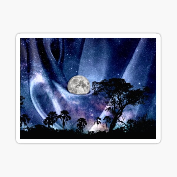 "Starlight Lullaby" Sticker for Sale by FantasySkyArt | Redbubble