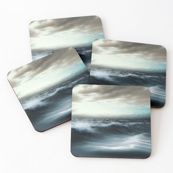 Item preview, The Cold Blue Waves designed and sold by CartoonrBOY.