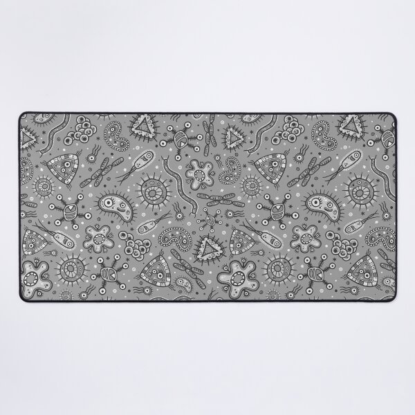 Vista previa del artículo con la obra «Microbios de dibujos animados - Gris / Gris», diseñado y vendido por chayground.