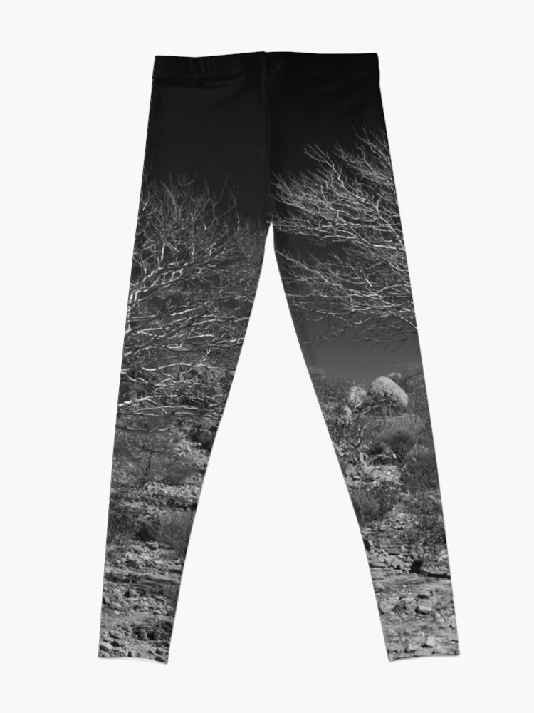 Alternate view of Outback Tree Acacia grasbyii minirichie, Black and white. Leggings