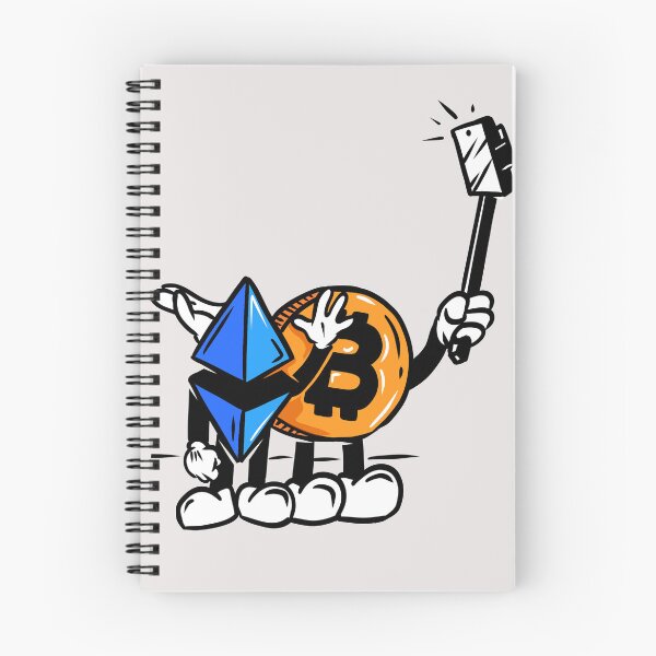 Item preview, Bitcoin and Ethereum: Friends Forever  designed and sold by ClothingnCrypto.