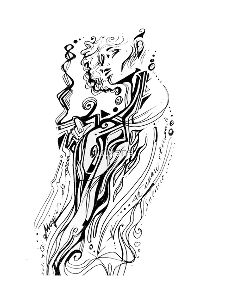 Imagen 5 de 5, Funda de iPhone con la obra smoked girl, diseñada y vendida por lutxana.