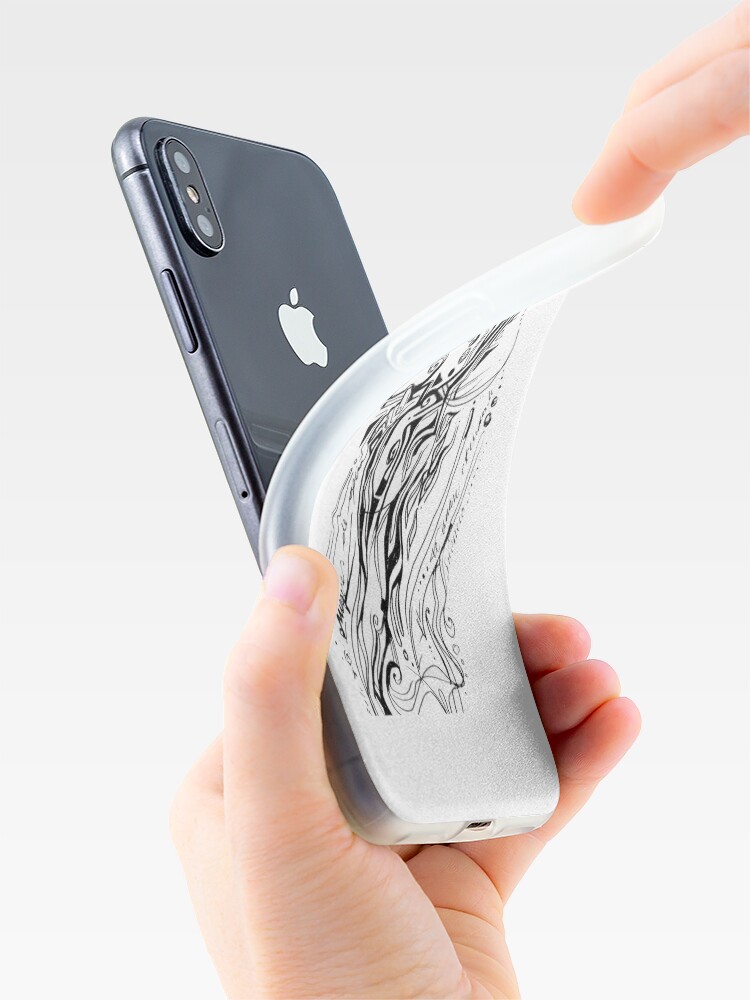 Imagen 4 de 5, Funda de iPhone con la obra smoked girl, diseñada y vendida por lutxana.
