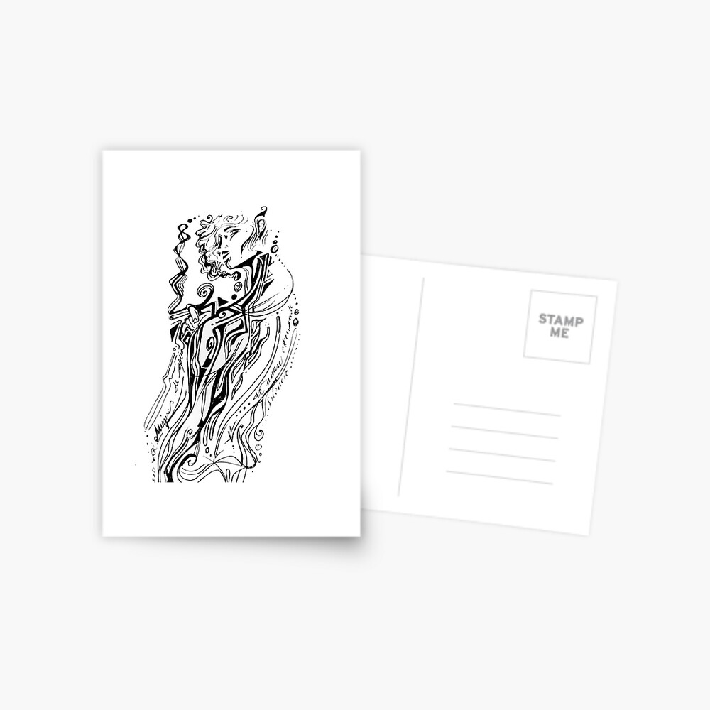 Vista previa del artículo con la obra «Postal», diseñado y vendido por lutxana.
