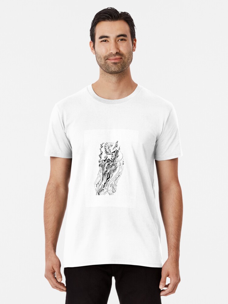 Imagen 1 de 6, Camiseta premium con la obra smoked girl, diseñada y vendida por lutxana.