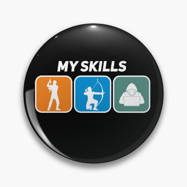 Item preview, Nunchuck Skills, Bow Hunting Skills, Computer Hacking Skills designed and sold by Gerdek.
