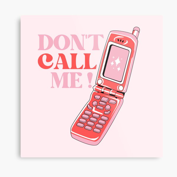pink flip phone 2000s aesthetics | Art Board Print