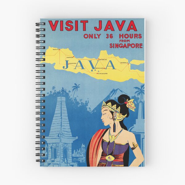 Item preview, VISIT BATAVIA JAVA Only 36 Hours From Singapore 1930s Vintage travel Poster designed and sold by retroposters.