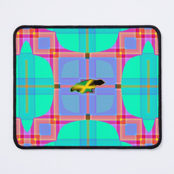 Item preview,  UNFORGETTABLE WEST INDIES CHRISTMAS SOUVENIRS - UNIQUE ABSTRACT CARIBBEAN GEOMETRIC PATTERN - GREATJAMAICAN VIBES FLAG INSPIRATION designed and sold by Ralek.