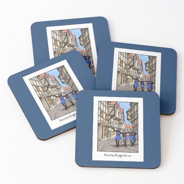 Item preview, Saturday Knight Fever - Medieval humour designed and sold by MNoblestudio.