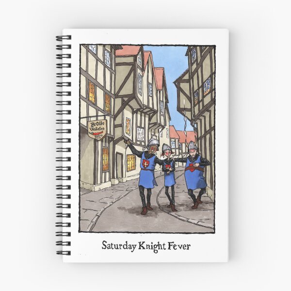 Item preview, Saturday Knight Fever - Medieval humour designed and sold by MNoblestudio.