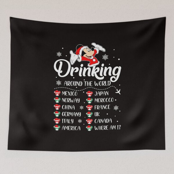 Item preview, Drinking Around The World Christmas designed and sold by WandaHyde.