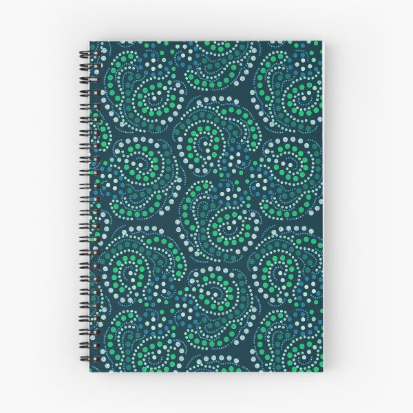 Item preview, Metallic Dot Art Ocean designed and sold by Jane Izzy Designs.