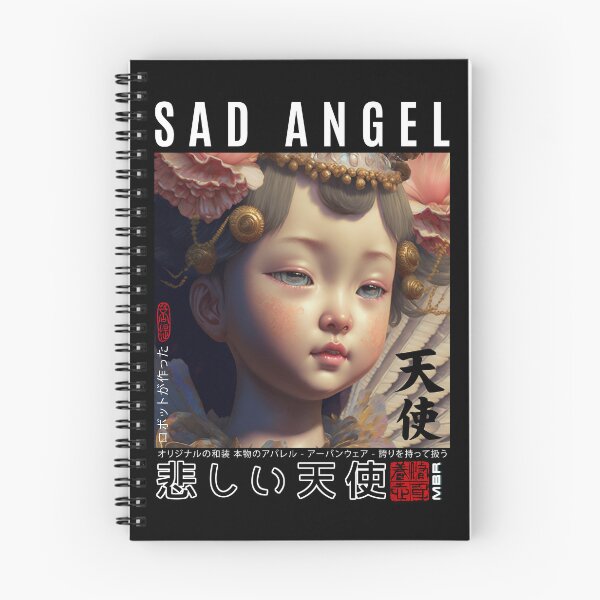 Item preview, Sad Angel | Renaissance Cute Cherub Angel With Wings –  Japanese Baby Angel Cherub designed and sold by MadeByRobots.