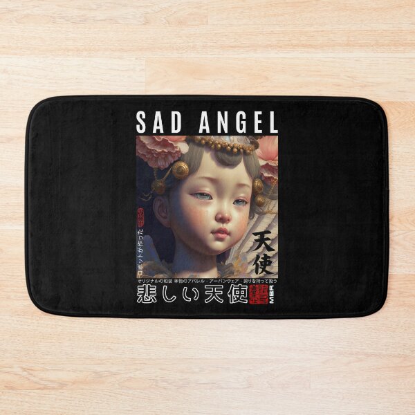 Item preview, Sad Angel | Renaissance Cute Cherub Angel With Wings –  Japanese Baby Angel Cherub designed and sold by MadeByRobots.