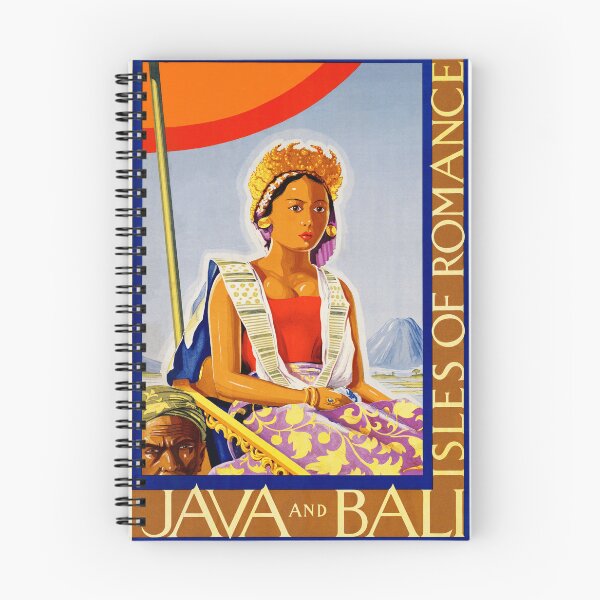 Item preview, JAVA and BALI Isles of Romance Netherland Indian State Railways 1930s Travel Poster designed and sold by retroposters.